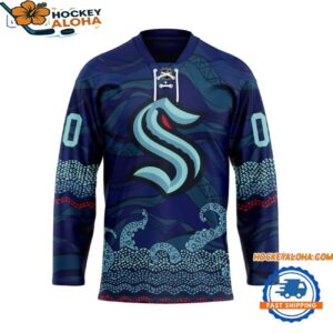 Seattle Kraken Personalized Native American Hockey Jersey 1