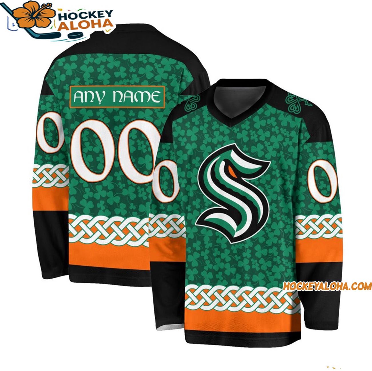 Seattle Kraken Special Stpatricks Day Design Hockey Jersey Seattle Kraken Special Stpatricks Day Design Hockey Jersey