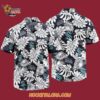 Seattle Kraken Tropical Leafs Design Hawaiian Shirt 4