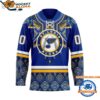St Louis Blues Personalized Native American Hockey Jersey 1