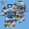 St Louis Blues Tropical Desert Island Motif Summer Hawaiian Shirt 2