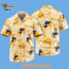 St Louis Blues Tropical Leafs Design Hawaiian Shirt 2