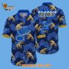 St Louis Blues Tropical Motifs Summer Hawaiian Shirt 2