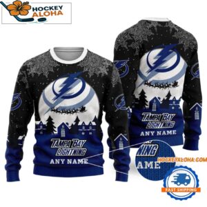 Tampa Bay Lightning Hockey New Design Litmited Ugly Sweater Custom Name