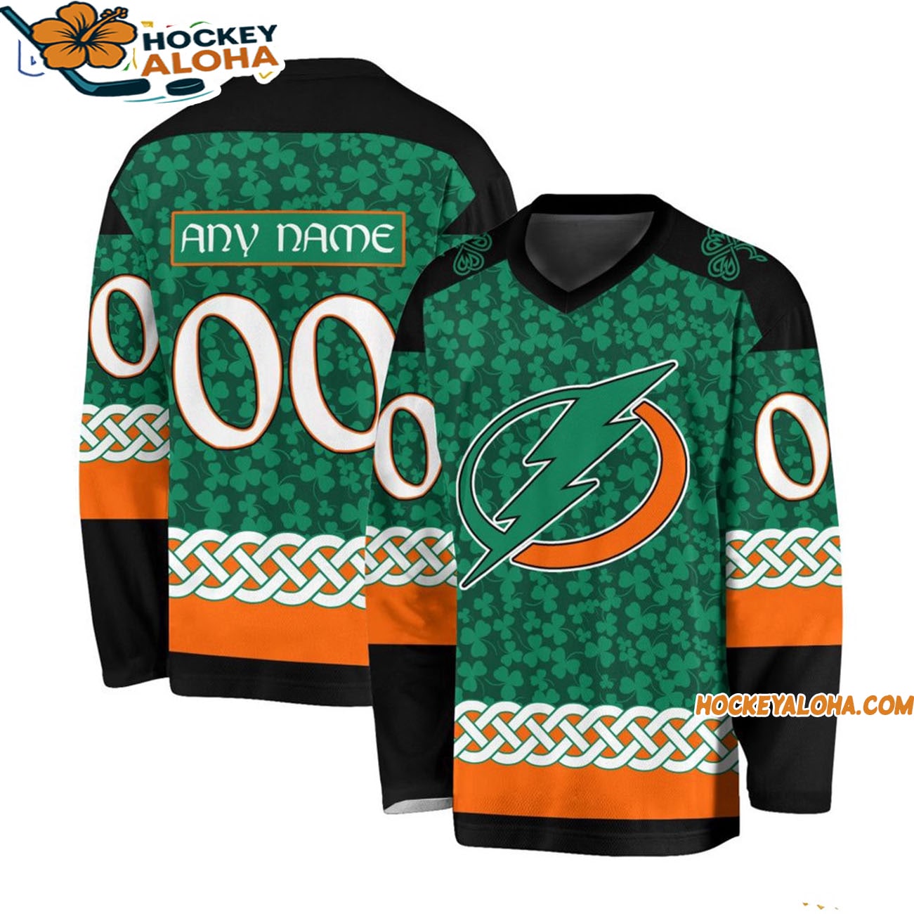 Tampa Bay Lightning Special Stpatricks Day Design Hockey Jersey Tampa Bay Lightning Special Stpatricks Day Design Hockey Jersey