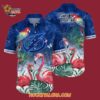 Tampa Bay Lightning Tropical Parrot And Flamingo Motifs Summer Hawaiian Shirt 4