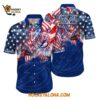 Tampa Bay Lightning With American Independence Day Pattern Summer Hawaiian Shirt 1