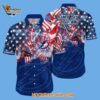 Tampa Bay Lightning With American Independence Day Pattern Summer Hawaiian Shirt 2