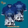 Toronto Maple Leafs Tropical Flamingo Pattern Summer Hawaiian Shirt 3