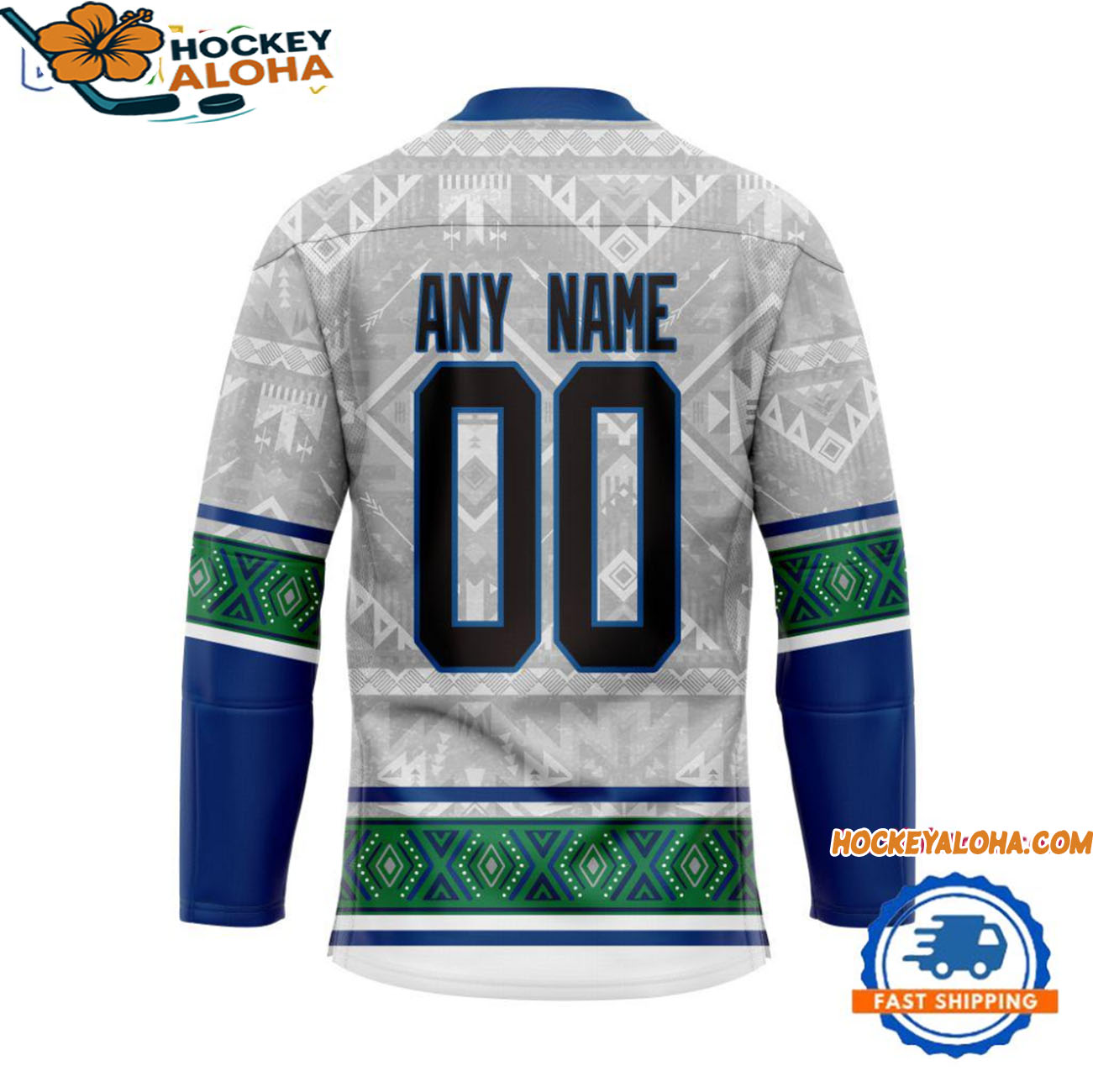 Vancouver Canucks Personalized Native American Hockey Jersey Vancouver Canucks Personalized Native American Hockey Jersey