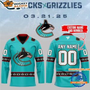 Vancouver Canucks X Grizzlies Hockey Jersey 2025 Hockey Jersey