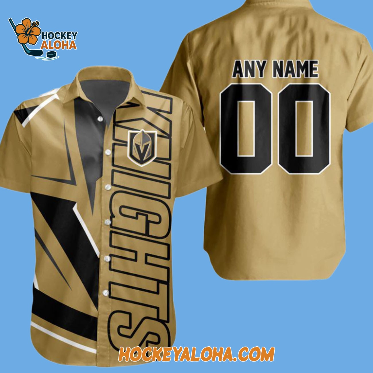 Vegas Golden Knights New Design Hockey Team Hawaiian Button Shirt Vegas Golden Knights New Design Hockey Team Hawaiian Button Shirt