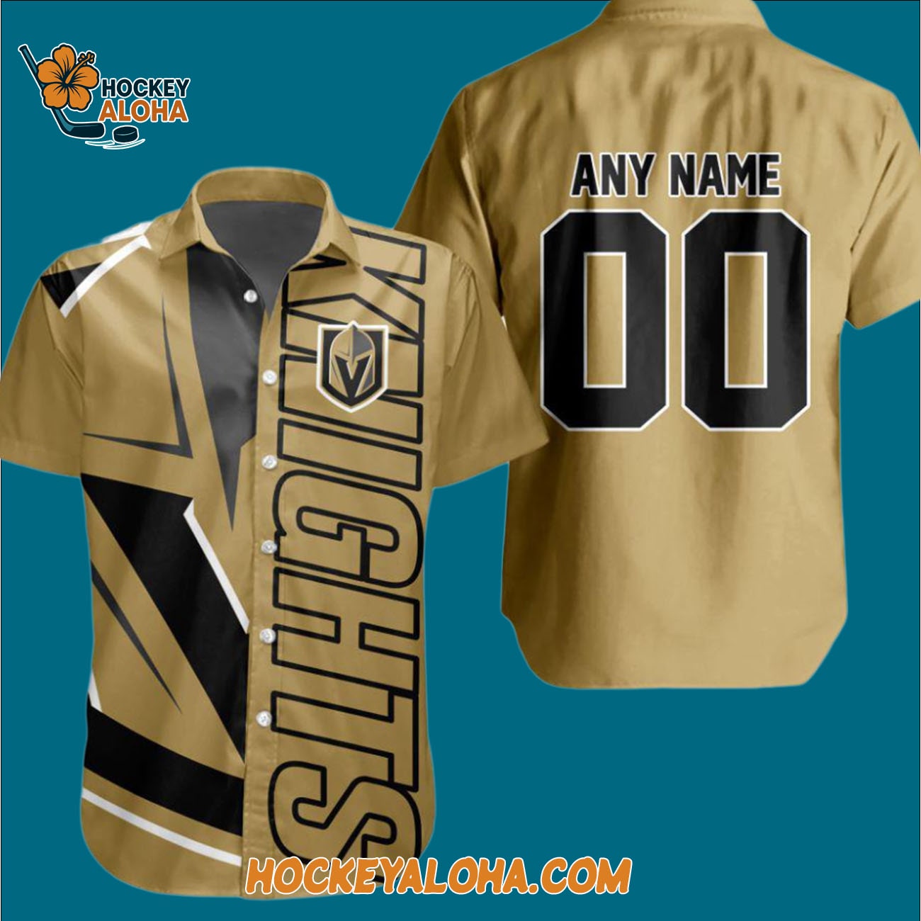 Vegas Golden Knights New Design Hockey Team Hawaiian Button Shirt Vegas Golden Knights New Design Hockey Team Hawaiian Button Shirt