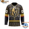 Vegas Golden Knights Personalized Native American Hockey Jersey 1