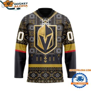 Vegas Golden Knights Personalized Native American Hockey Jersey 1