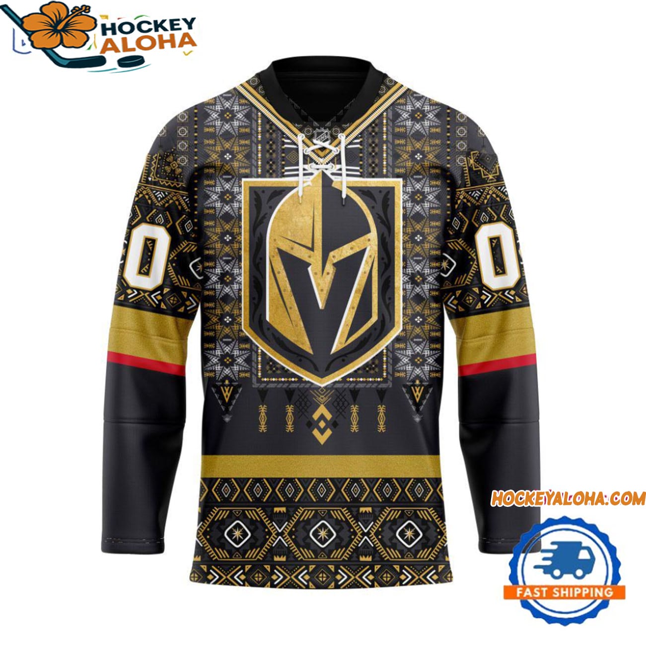 Vegas Golden Knights Personalized Native American Hockey Jersey Vegas Golden Knights Personalized Native American Hockey Jersey