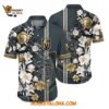Vegas Golden Knights Tropical Hepatica Floral Pattern Summer Hawaiian Shirt 1