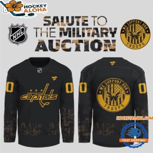 Washington Capitals Salute To Military Hockey Jersey 2025 New Hockey Jersey