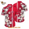Washington Capitals Tropical Hepatica Floral Pattern Summer Hawaiian Shirt 1