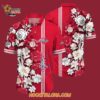 Washington Capitals Tropical Hepatica Floral Pattern Summer Hawaiian Shirt 4