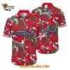 Washington Capitals Tropical Leaf Pattern Summer Hawaiian Shirt 1