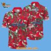 Washington Capitals Tropical Leaf Pattern Summer Hawaiian Shirt 2