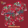 Washington Capitals Tropical Leaf Pattern Summer Hawaiian Shirt 4