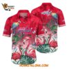 Washington Capitals Tropical Parrot And Flamingo Motifs Summer Hawaiian Shirt 1