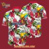 Washington Capitals Tropical Parrot Pattern Summer Hawaiian Shirt 4