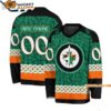 Winnipeg Jets Special Stpatricks Day Design Hockey Jersey