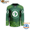 Winnipeg Jets Stpatricks Day New Design Patricks Day Hockey Jersey 1