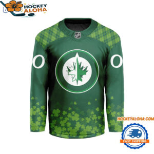 Winnipeg Jets Stpatricks Day New Design Patricks Day Hockey Jersey 1
