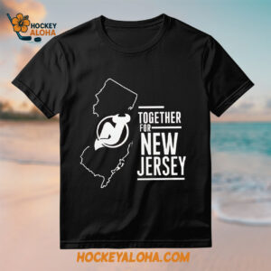 New Jersey Devils Together For New Jersey Straight Up Shirt