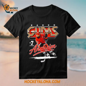 Radko Gudas Player Anaheim Ducks Hockey Signature Graphic Shirt