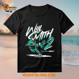 Will Smith 02 San Jose Sharks Hockey Signature Shirt