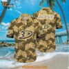 NHL Anaheim Ducks Hawaiian Shirt Tropical Motifs Summer Hawaiian Shirt