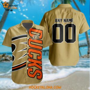 NHL Anaheim Ducks New Design Hawaiian Shirt Hockey Team Button Shirt