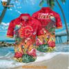 NHL Calgary Flames Hawaiian Shirt Tropical Parrot And Flamingo Motifs Summer Hawaiian Shirt