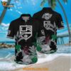 Nhl Los Angeles Kings Hawaiian Shirt Tropical Forest Motifs Summer Hawaiian Shirt