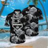 Nhl Los Angeles Kings Hawaiian Shirt Tropical Rose Pattern Summer Hawaiian Shirt