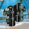 Nhl Los Angeles Kings Hawaiian Shirt Tropical Tropical Forest Floral Pattern Summer Hawaiian Shirt