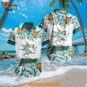 Nhl San Jose Sharks Hawaiian Shirt Team Beach Vibe Hawaii Shirt
