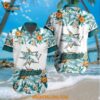 Nhl San Jose Sharks Special Flower Tropical Design Hawaiian Button Shirt