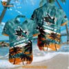 Nhl San Jose Sharks Special Palm Tree Hawaiian Button Shirt 1