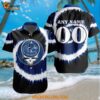 Nhl Vancouver Canucks Grateful Dead Tie dye Hawaiian Design Button Shirt