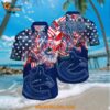 Nhl Vancouver Canucks Hawaiian Shirt With American Independence Day Pattern Summer Hawaiian Shirt