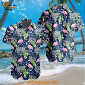 Nhl Vancouver Canucks Special Flamingo Hawaiian Design Button Shirt