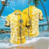 Boston Bruins Hawaiian Shirt Tropical Apricot Blossom Pattern Summer Hawaiian Shirt