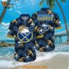 Buffalo Sabres Hawaiian Shirt Tropical Motifs Summer Hawaiian Shirt