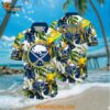 Buffalo Sabres Hawaiian Shirt Tropical Parrot Pattern Summer Hawaiian Shirt